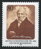 Germany 1549, MNH. Mi 1357. Arthur Schopenhauer, 1788-1860, Philosopher, 1988. - Ongebruikt