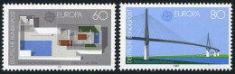 Germany 1505-1506, MNH. Mi 1321-1322. EUROPE CEPT-1987. Modern Architecture. - Ungebraucht