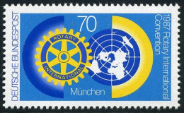 Germany 1511, MNH. Michel 1327. Rotary International Convention, Munich-1987. - Ongebruikt