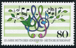 Germany 1504, MNH. Michel 1319. German Choral Society, 125th Ann. 1987. - Ongebruikt