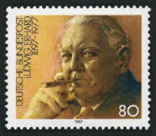 Germany 1498, MNH. Michel 1308. Ludwig Erhard, Economist, Chancellor, 1987. - Ongebruikt