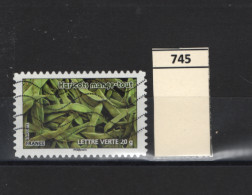 PRIX FIXE Obl 745 YT 5408 MIC Haricots Mange Tout Flore Légumes 59 - Used Stamps