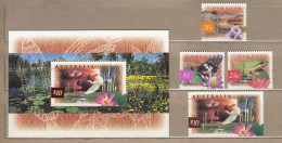 AUSTRALIA 1997 Birds Animals Butterflies Frog MNH(**) Mi 1630-1633 Bl 24 #Fauna560 - Otros & Sin Clasificación