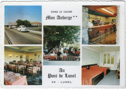 34. Gf. Au Pont De LUNEL. Mon Auberge. 5 Vues (2) - Lunel