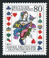 Germany 1470, MNH. Michel 1293. German Skat Congress, Centenary, 1986. - Ungebraucht