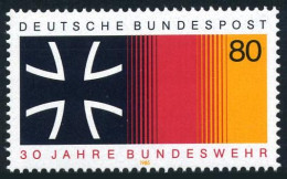 Germany 1452,MNH.Mi 1266. National Armed Forces,30th Ann.1985.Iron Cross. - Ungebraucht