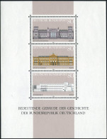 Germany 1466 Ac Sheet, MNH. Mi Bl.20. Historic Buildings, 1986. Reichstag,Museum - Ungebraucht