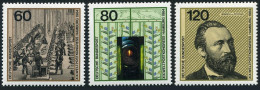 Germany 1420a-1420c, MNH. Mi 1215-1217. UPU-110, 1984. Congress. Von Stephan. - Unused Stamps