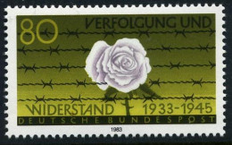 Germany 1386, MNH. Michel 1163. Persecution And Resistance,1933-1945.1983.Rose. - Ungebraucht