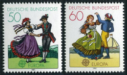 Germany 1349-1350, MNH. Michel 1096-1097. EUROPE CEPT-1981. Folklore, Dance. - Ungebraucht