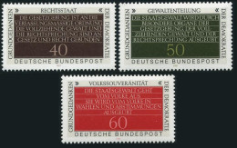 Germany 1358-1360, MNH. Mi 1105-1107. Statement Of Constitutional Freedom, 1981 - Ungebraucht