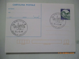 Cartolina Postale "CASTELLO DI S. GIORGIO MANTOVA" Primo Giorno Emissione 1988 - 1981-90: Poststempel