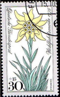 RFA Poste Obl Yv: 716/719 Bienfaisance Fleurs Des Alpes (TB Cachet Rond) - Gebraucht