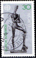 RFA Poste Obl Yv: 653/654 Europa Cept Sculptures De Wilhelm Lehmbruck (Beau Cachet Rond) - Gebraucht