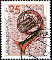 RFA Poste Obl Yv: 631/634 Wohlfahrtsmarke Instruments De Musique (Beau Cachet Rond) - Gebruikt