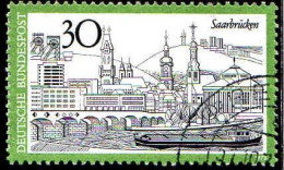 RFA Poste Obl Yv: 636/638 Tourisme Saarbrücken Aachen & Bremen (TB Cachet Rond) - Usati