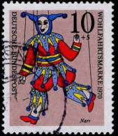 RFA Poste Obl Yv: 501/504 Wohlfahrtsmarke Marionnettes (Beau Cachet Rond) - Oblitérés