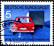 RFA Poste Obl Yv: 534/537 Nouvelles Reglementations Routières 2.Serie (TB Cachet Rond) - Gebruikt