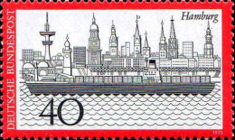 RFA Poste N** Yv: 611/612 Tourisme Hamburg & Rüdesheim Am Rhein - Unused Stamps