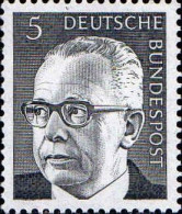 RFA Poste N** Yv: 505/517 Gustav Heinemann - Unused Stamps
