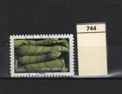 PRIX FIXE Obl 744 YT Courgettes Flore Légumes 59 - Used Stamps