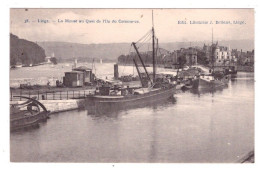 LIEGE La Meuse Au Quai De L'Ile Du Commerce - Liege