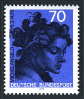 Germany 1161, MNH. Michel 833. Michelangelo Buonarroti, 1975. Head. - Unused Stamps