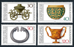 Germany 1218-1221, MNH. Michel 897-900. Archaeological Treasures, 1976. Chariot, - Ongebruikt