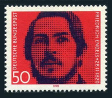 Germany 1051,MNH.Mi 657. Friedrich Engels,socialist,collaborator With Marx.1970. - Unused Stamps