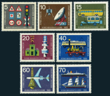 Germany 919-925,MNH.Michel 468-474. Transport-Communications EXPO-1965. - Nuevos