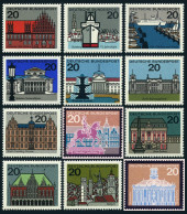 Germany 869-875,877-879,MNH.Michel 416-422, 424-426. State Capitals,1964.  - Unused Stamps