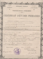 Agen (47) Diplome   CERTIFICAT D'ETUDES PRIMAIRES 1912     (M6523) - Diplômes & Bulletins Scolaires