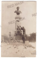 RO 95 - 22381 BRAILA, Traian Statue, Romania - Old Postcard, Real Photo - Used - 1917 - Romania