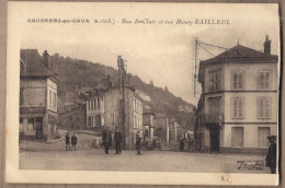 CPA 76 - CAUDEBEC EN CAUX - Rue Saint-Clair Et Rue Henry BAILLEUL - TB ANIMATION CENTRE CROISEMENT - Caudebec-en-Caux