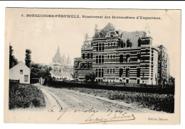 Peruwelz Bonsecours Pensionnat Des Bernardines D' Esquermes Cachet 1904 Peruwelz Htje - Peruwelz