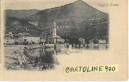 Lombardia-como-cernobbio Veduta Cernobbio Chiesa Villa D'este Porticciolo Lavandaie Lungo Riva  Primi 900 (f.piccolo) - Autres & Non Classés