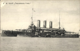 CPA Österreichisches Kriegsschiff, SMS Erzherzog Karl - Other & Unclassified
