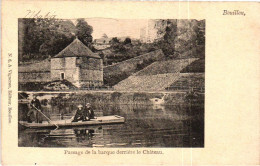 BOUILLON / PASSAGE DE LA BARQUE DERRIERE LE CHATEAU - Bouillon