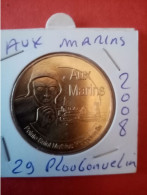 Médaille Touristique Monnaie De Paris MDP 29 Plougonvalin Aux Marins 2008 - 2008