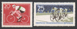 Germany-GDR B65-B66, MNH. Michel 779-780. Bicycling World Championships, 1960. - Unused Stamps