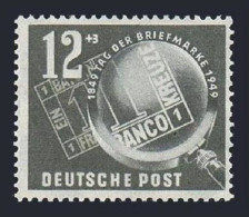 Germany-GDR B14, MNH. Michel 245. Stamp Day 1949. Bavaria #1 And Magnifier. - Nuovi