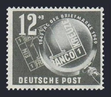 Germany-GDR B14, Lightly Hinged. Mi 245. Stamp Day, 1949. Bavaria #1, Magnifier. - Ungebraucht