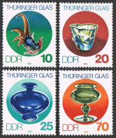 Germany-GDR 2379-2382, MNH. Michel 2835-2838. Thuringian Glass, 1983. - Nuevos