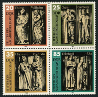 Germany-GDR 2355-2358a, MNH. Michel 2808-2811. Naumberg Cathedral Statues, 1983. - Nuevos