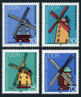 Germany-GDR 2227-2230, MNH. Michel 2657-2660. Windmills, 1981. - Ungebraucht