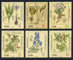 Germany-GDR 2254-2259, MNH. Michel 2691-2696. Poisonous Plants, 1982. - Unused Stamps