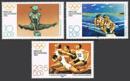 Germany-GDR 2098-2099, B190, MNH. Mi 2503-2505. Olympics Moscow-1980. Paintings. - Nuevos