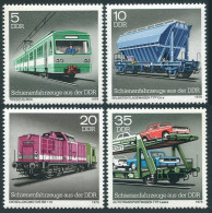 Germany-GDR 2001-2004, MNH. Michel 2414-2417. GDR Railroad Cars, 1979. - Nuevos