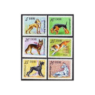 Germany-GDR 1749-1754,MNH.Michel 2155-2160. Dogs 1976.Boxer,Airedale Terrier, - Neufs