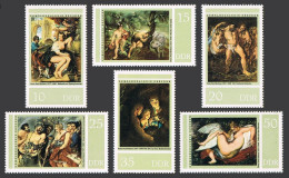 Germany-GDR 1822-1827, MNH. Mi 2229-2234. Peter Rubens In Dresden Gallery, 1977. - Ungebraucht
